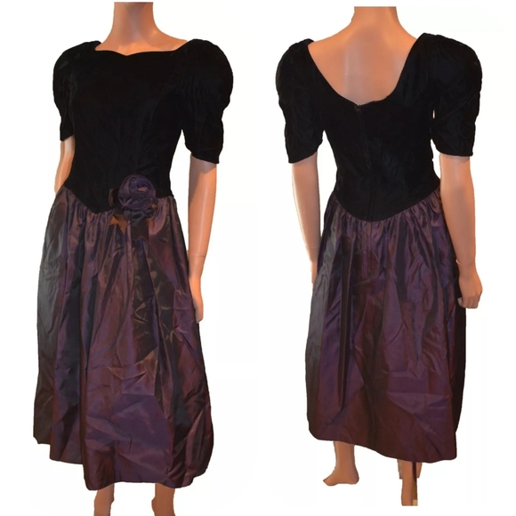 Gunne Sax | Dresses | Gunne Sax By Jessica Mcclintock 8s Purple Prom ...